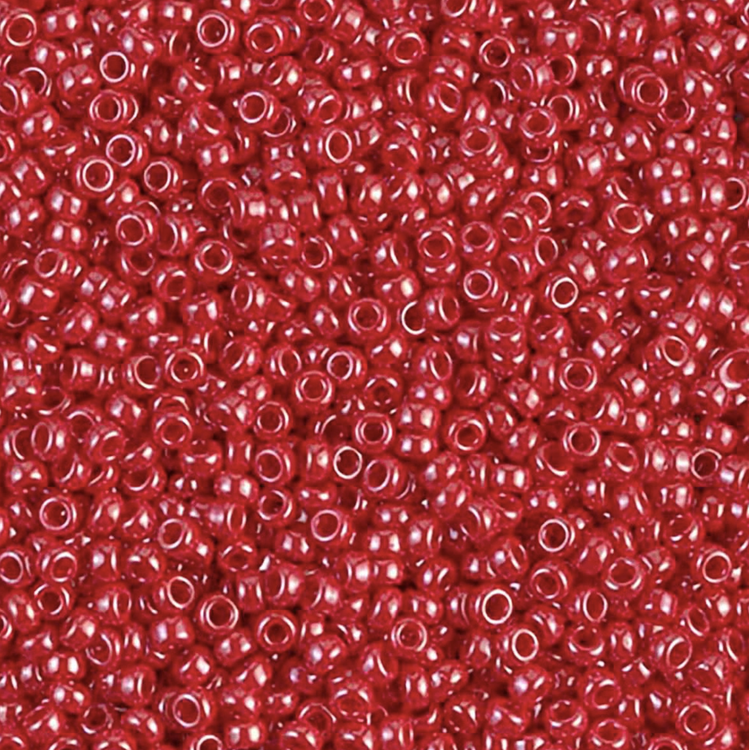 Opaque Red Luster 11-0426 Miyuki 11/0 Round Japanese Seed Beads 20 grams