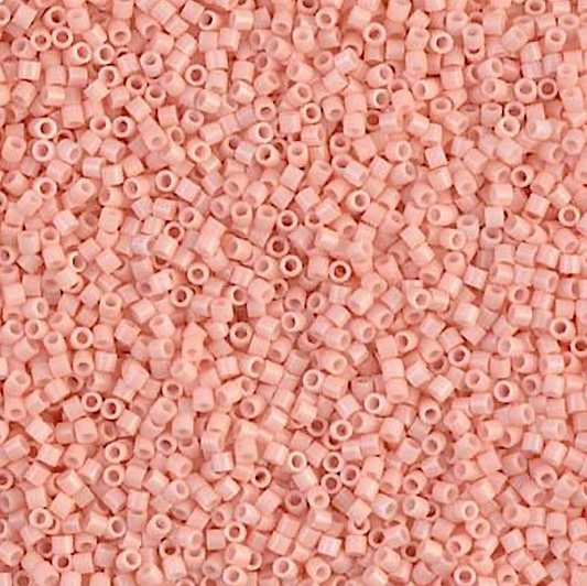 Opaque Salmon DBS0167 Miyuki Delica 15/0 Japanese Cylinder Beads 7 grams