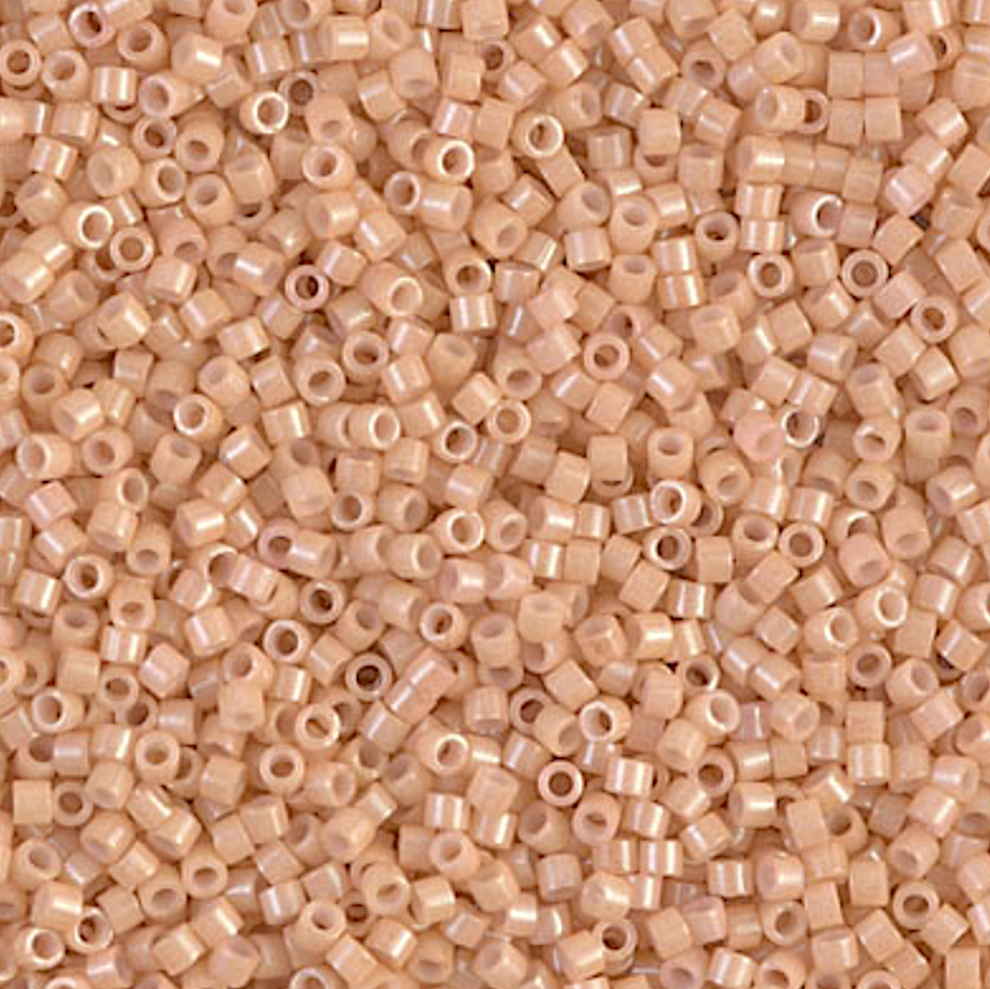 Opaque Tan DB208 Miyuki Delica 11/0 Japanese Cylinder Beads 10 grams