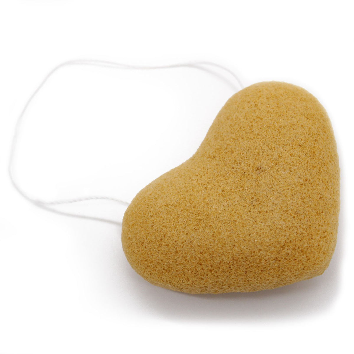 Peach Konjac Heart Sponge
