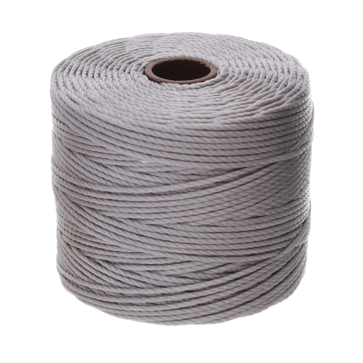 Pearl Grey S-LON 0.9 mm Macrame Cord Tex 400