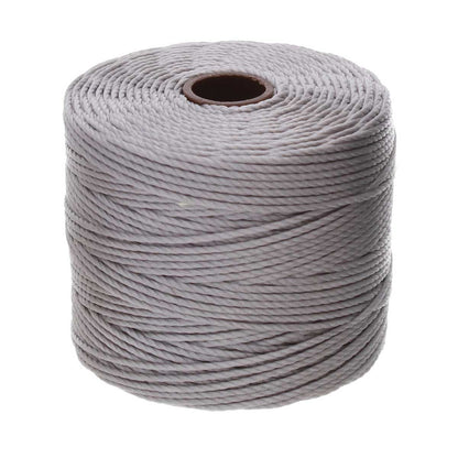 Pearl Grey S-LON 0.9 mm Macrame Cord Tex 400