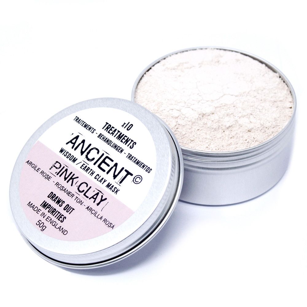 Pink Kaolin Clay Face Mask 50g