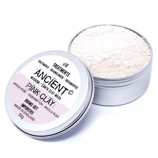 Pink Kaolin Clay Face Mask 50g