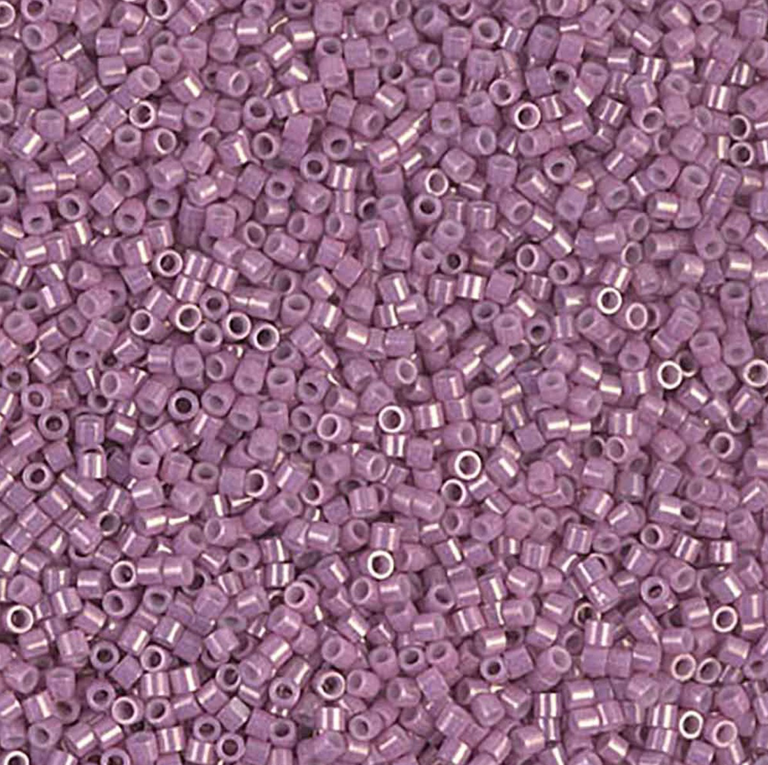 Pink Lustre Opaque DBS0253 Miyuki Delica 15/0 Japanese Cylinder Beads 7 grams