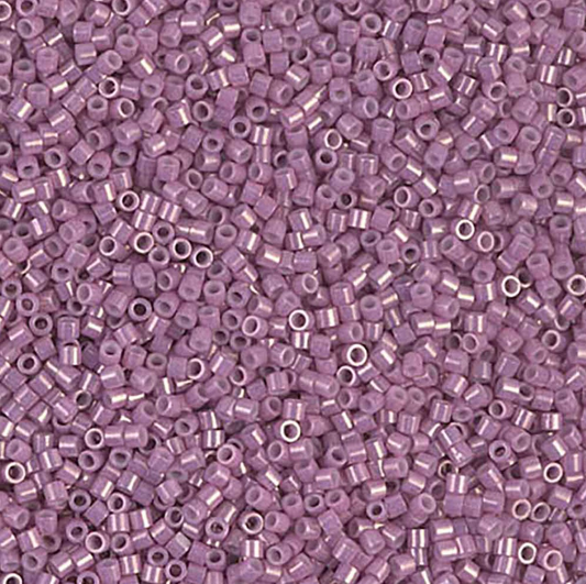 Pink Lustre Opaque DBS0253 Miyuki Delica 15/0 Japanese Cylinder Beads 7 grams