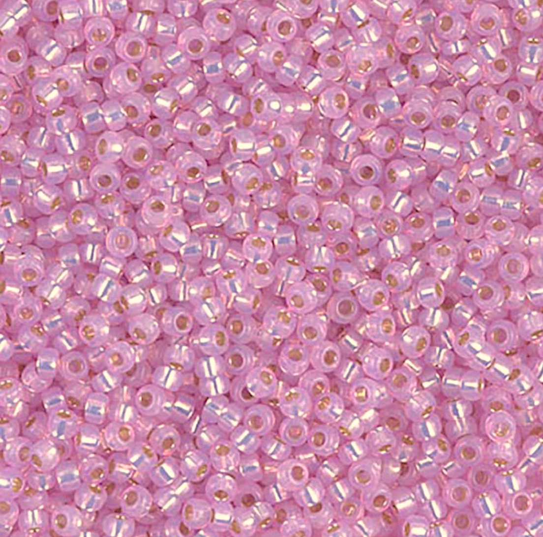 Pink Silver Lined 11-0644 Miyuki 11/0 Round Japanese Seed Beads 20 grams