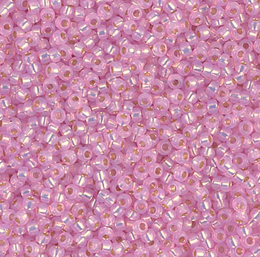 Pink Silver Lined 11-0644 Miyuki 11/0 Round Japanese Seed Beads 20 grams