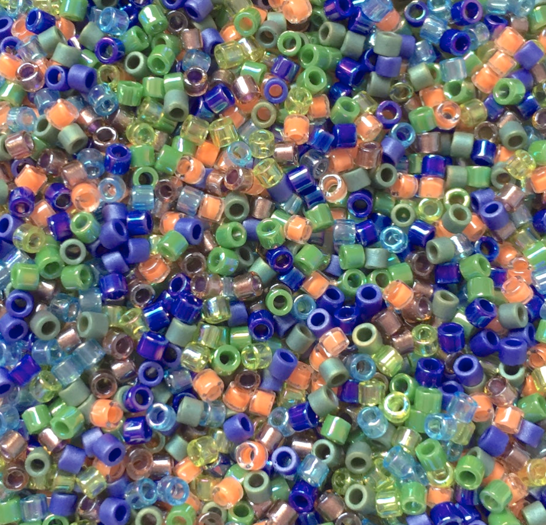 Prairie Mix DBM-MIX20 Miyuki Delica 10/0 Japanese Cylinder Beads 10 grams