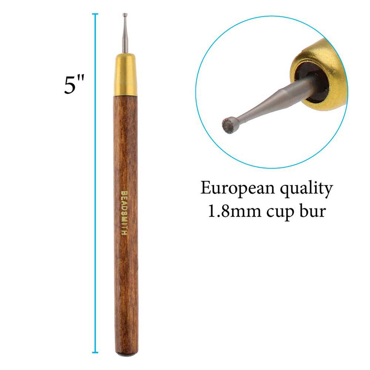 Round Your Wire Tool with Cup Burr by BeadSmith