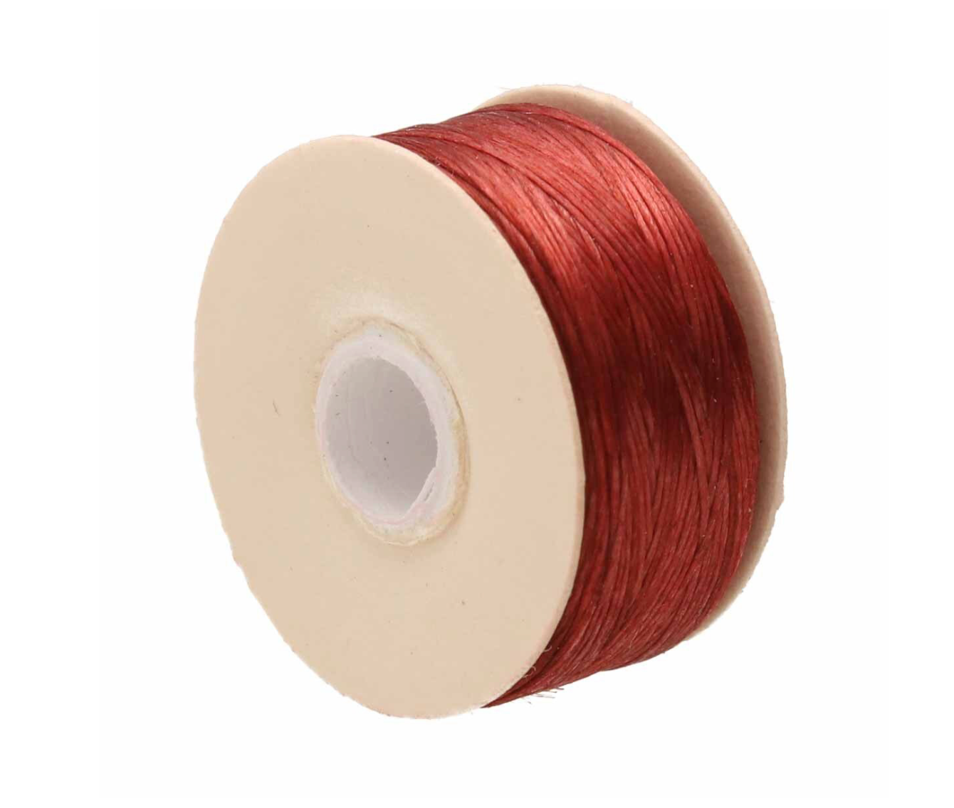 Red Nymo Beading Thread Size B - One Bobbin