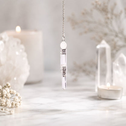 Rock Quartz Pendulum for Divination