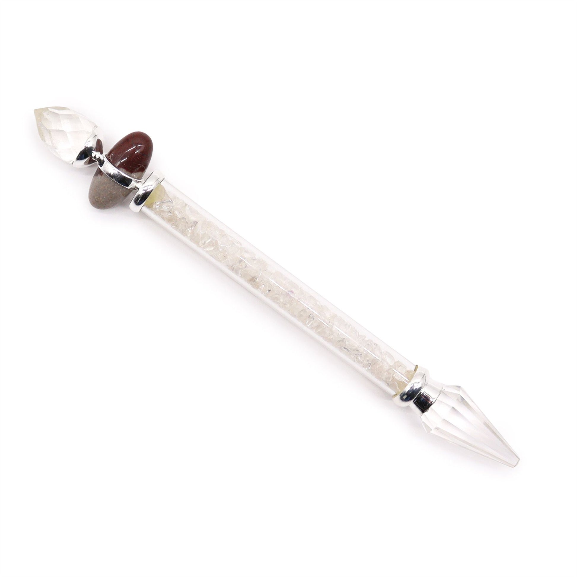 Rock Quartz Shiva Lingam Magic Wand for Wisdom & Clarity