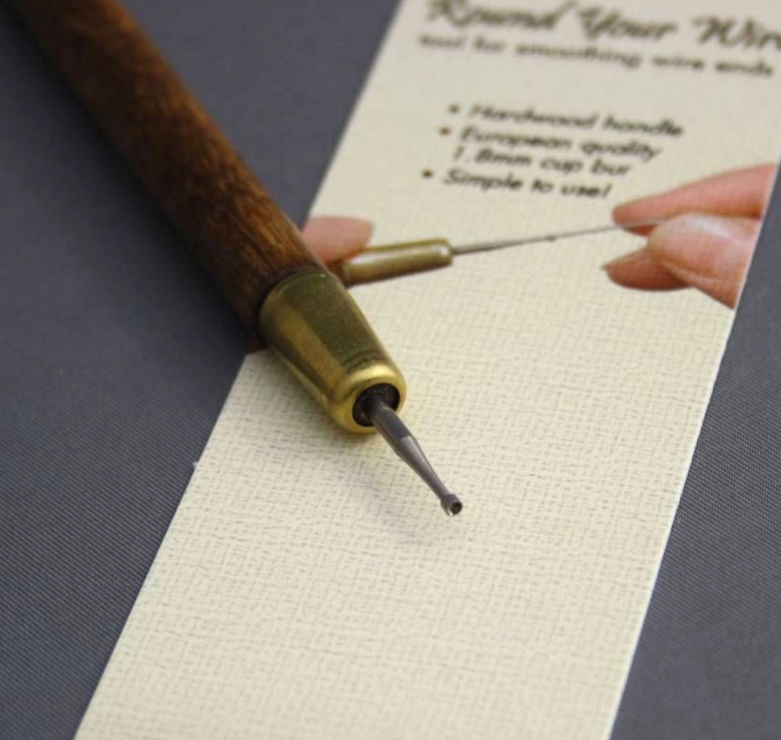 Round Your Wire Tool with Cup Burr by BeadSmith