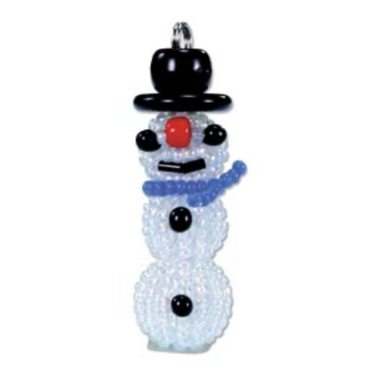 Snowman Beading Kit Mascot Children Craft Kit by Miyuki