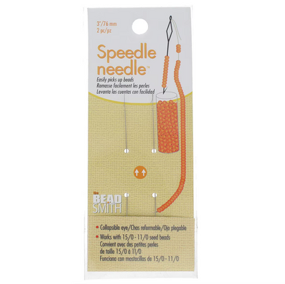 Speedle Needle Barbed Needle by Beadsmith Pack of 2