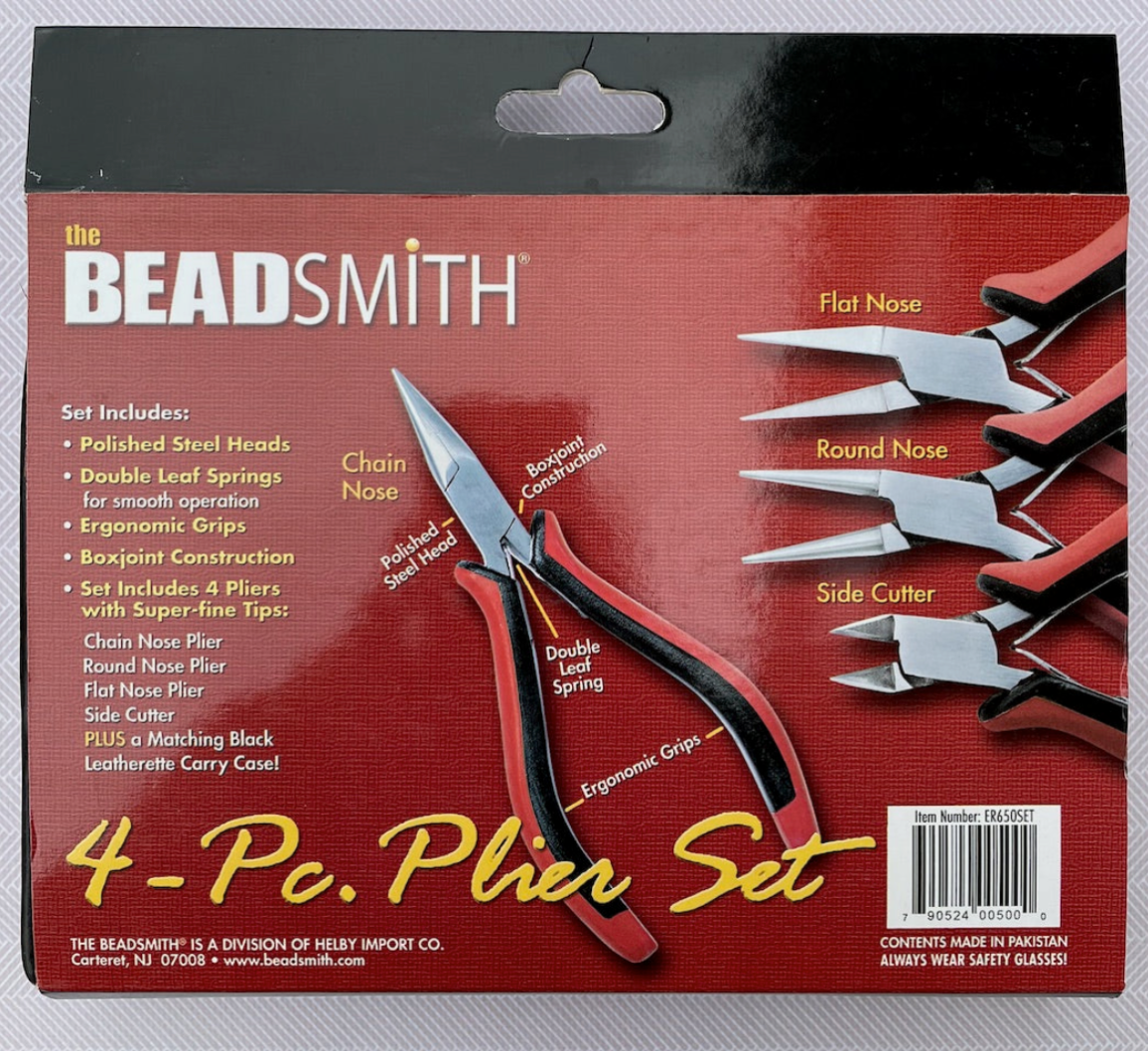 4 Piece Super Fine Ergo Pliers Set by Beadsmith