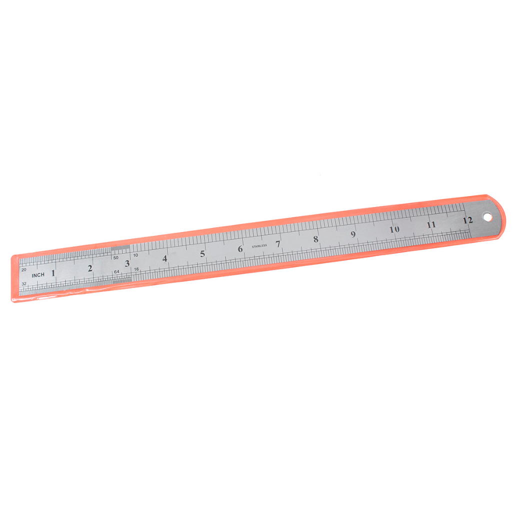 Metric / Imperial Stainless Steel Ruler 30 cm 12 Inch