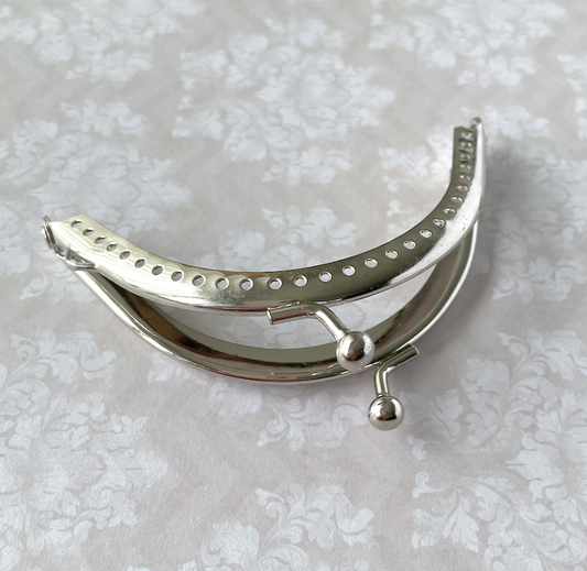 Silver Smooth Purse Frame