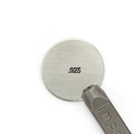 Marking Stamp .925 1.5mm Design Stamp for Metal Stamping by ImpressArt