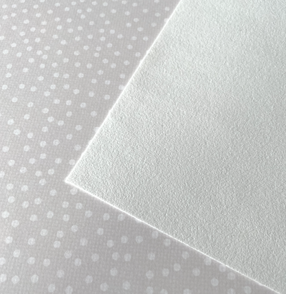 White Beading Foundation Ultra Suede Backing 21.5 x 21.5 cm