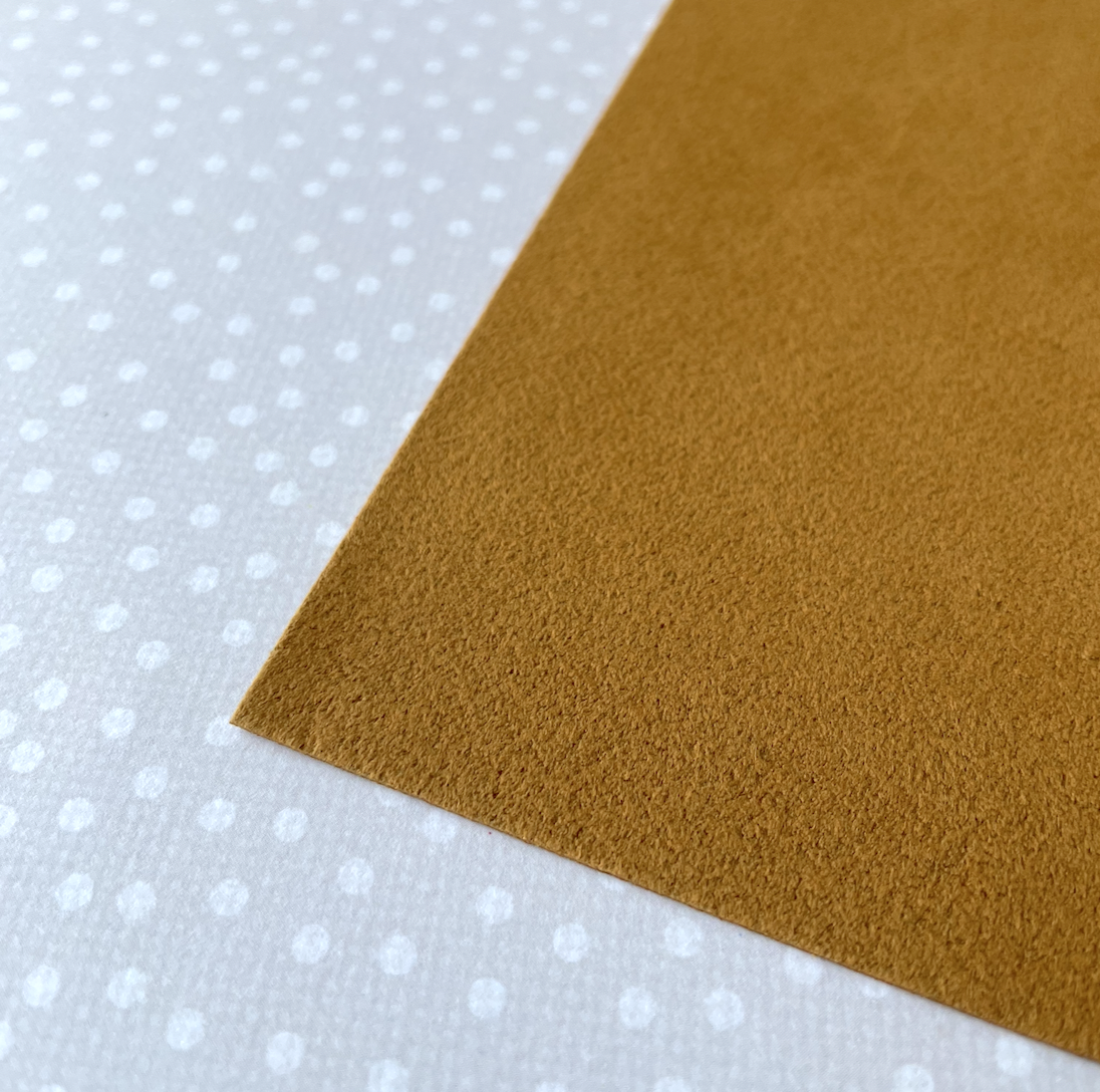 Moccasin Beading Foundation Ultra Suede Backing 21.5 x 21.5 cm