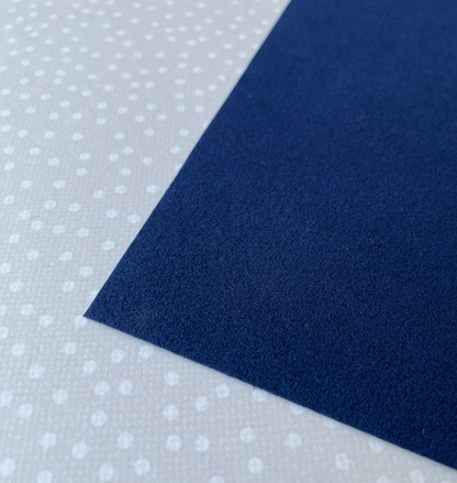 Admiral Blue Beading Foundation Ultra Suede Backing 21.5 x 21.5 cm