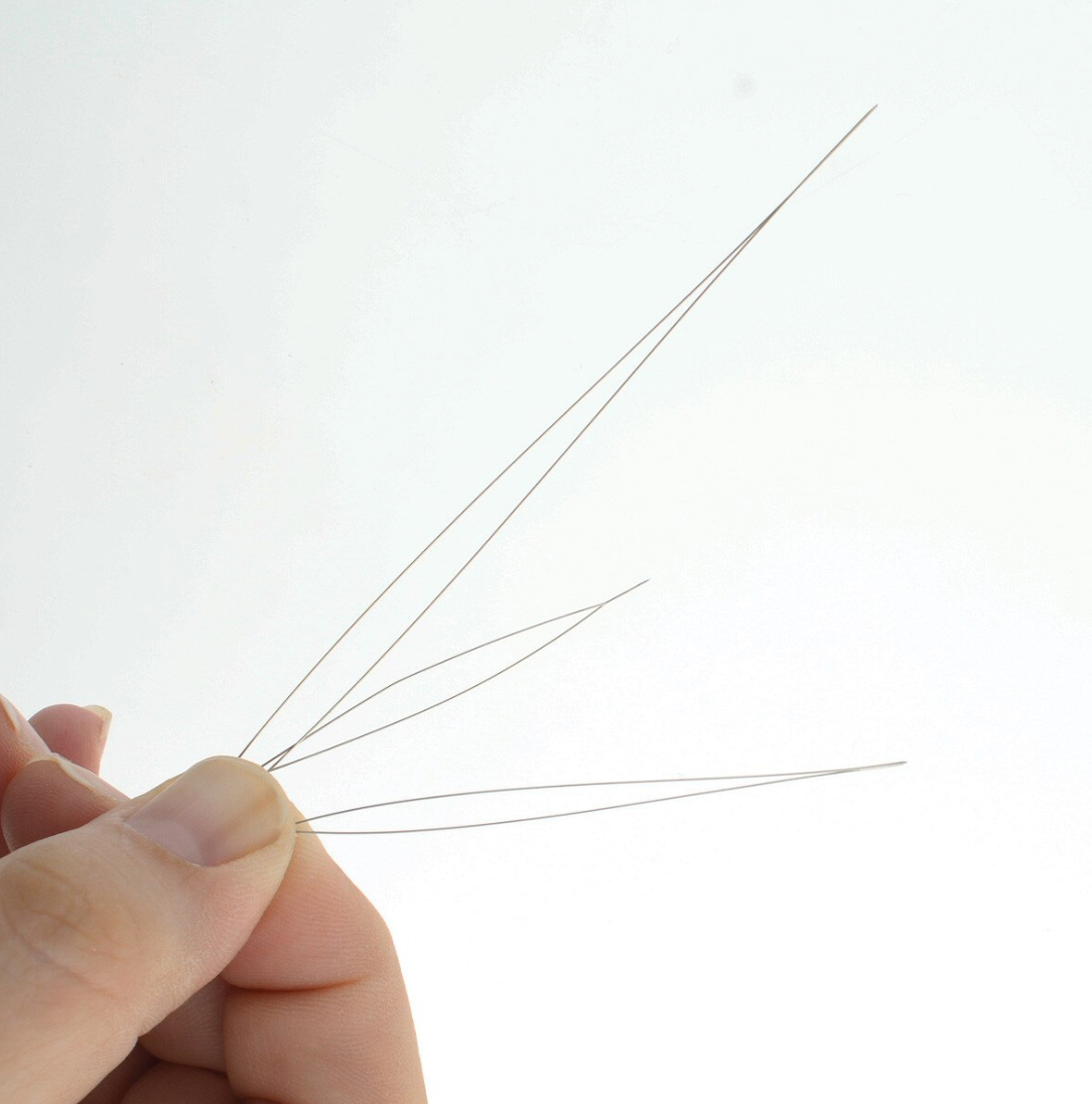 Big Eye Beading Needles by Beadsmith Six Pack Assorted Sizes