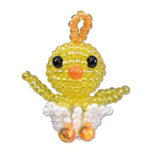 Chick Beading Kit Mascot Children Craft Kit by Miyuki