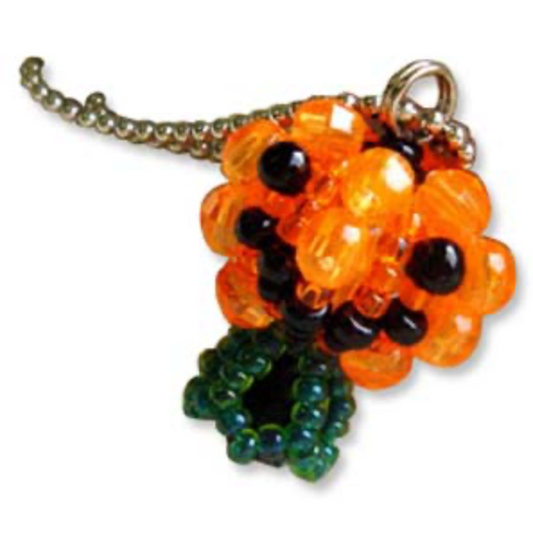 Pumpkin Beading Kit Mascot Children Halloween Craft Kit by Miyuki