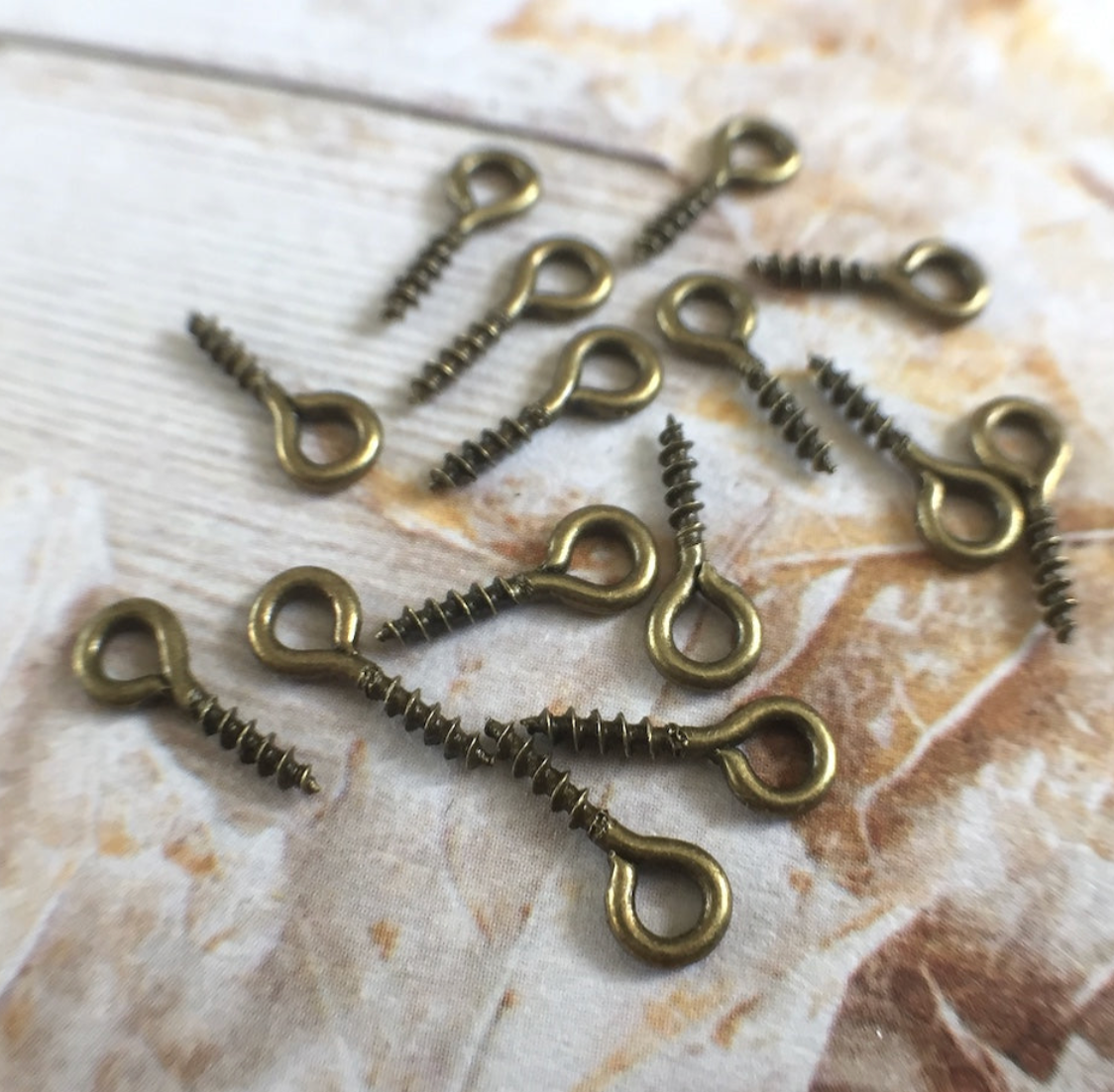 Bronze Colour Eye Screw Bails - Pack of 100