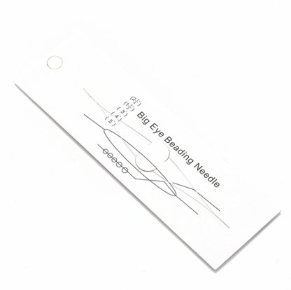 Collapsible Big Eye Beading Needle, Seed Bead Needle 125mm x 0.3mm