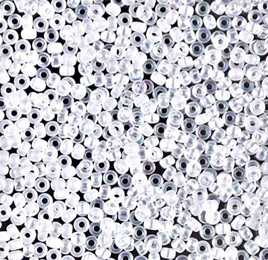 Semi Matte Crystal AB 11-0131SFR Miyuki 11/0 Round Japanese Seed Beads 20 grams