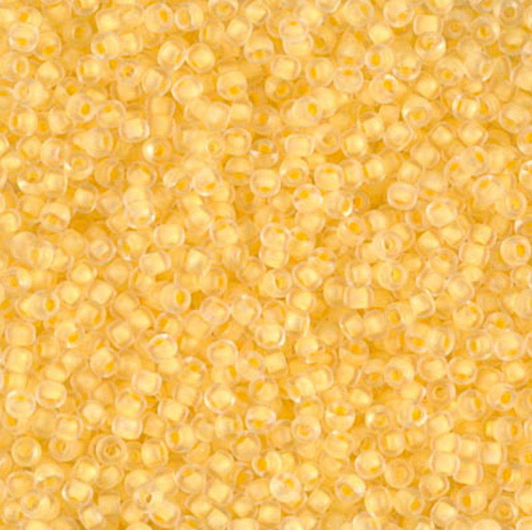 Close-up of small yellow beads