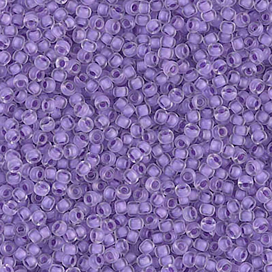 Semi Matte Lilac Lined Crystal 11-1924 Miyuki 11/0 Round Japanese Seed Beads 20 grams