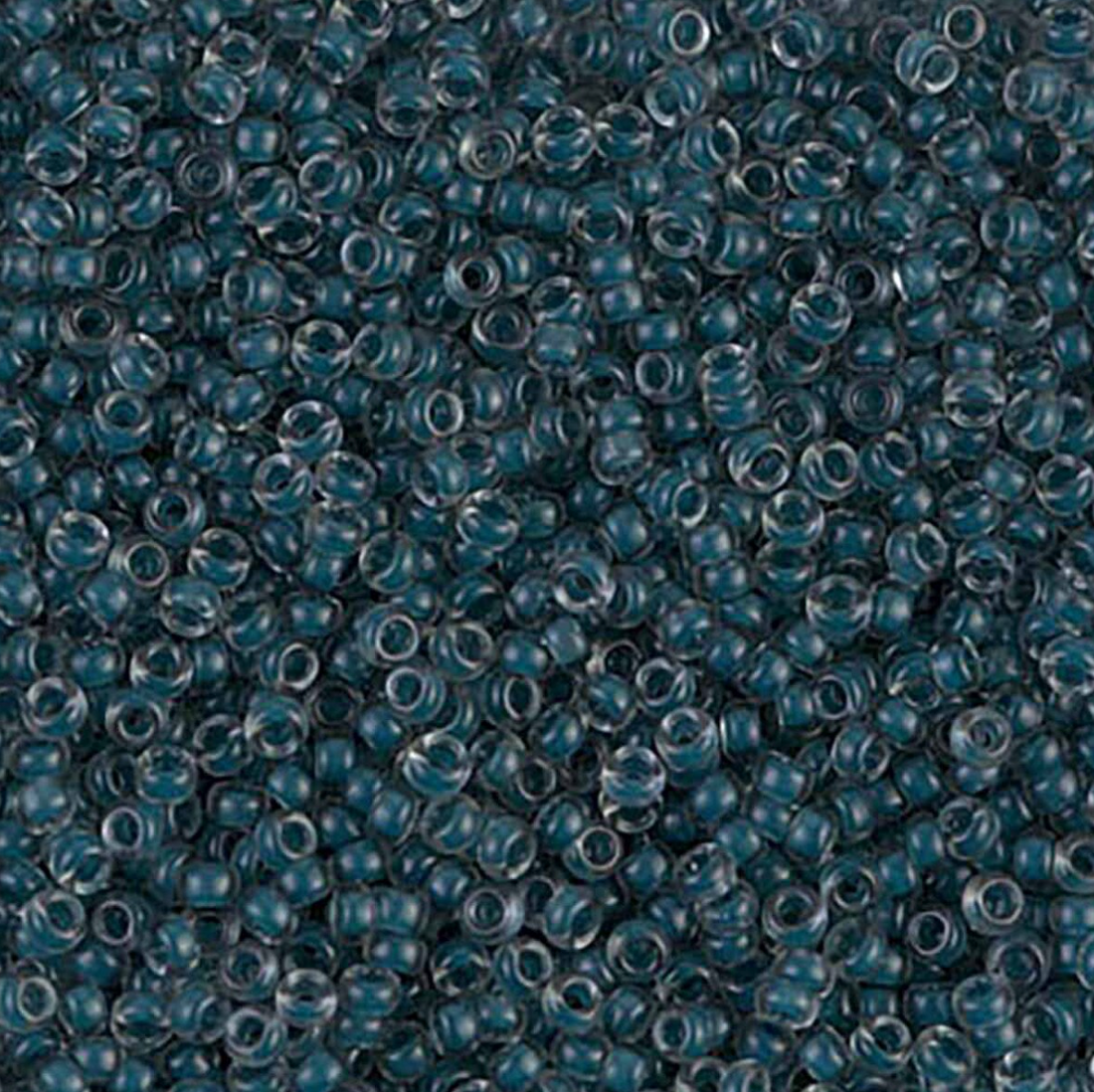 Semi Matte Slate Blue Lined Grey 11-1938 Miyuki 11/0 Round Japanese Seed Beads 20 grams