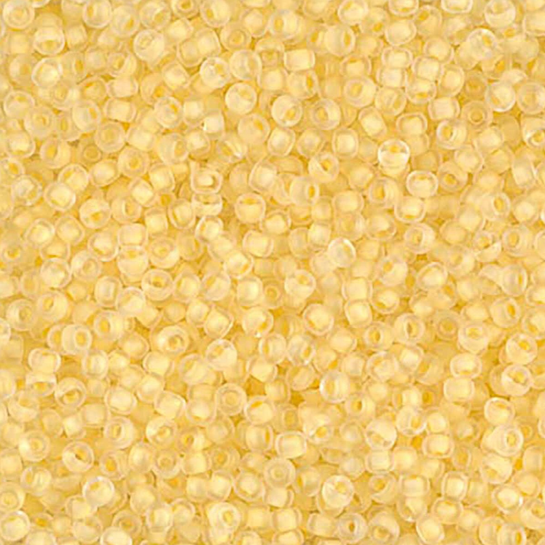 Semi Matte Yellow Lined Crystal 11-1921 Miyuki 11/0 Round Japanese Seed Beads 20 grams