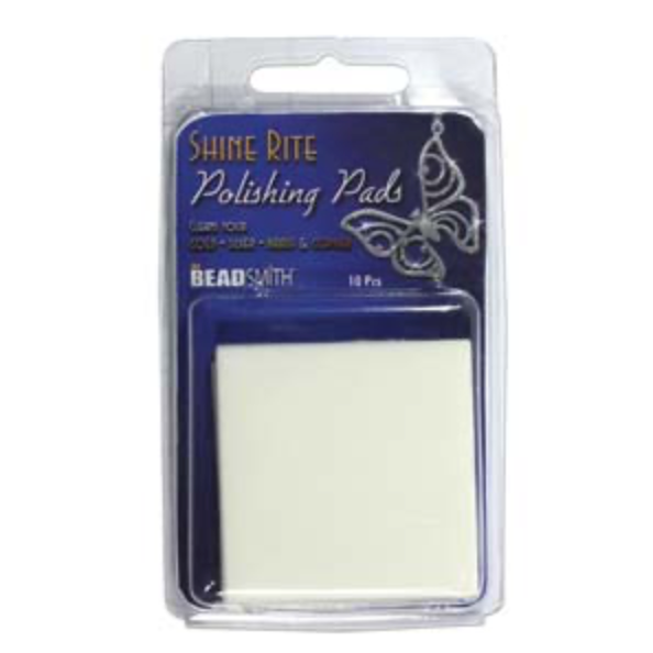 Shine Rite Polishing Pads for Gold, Silver, Brass, Copper - Pack of 10 Pads