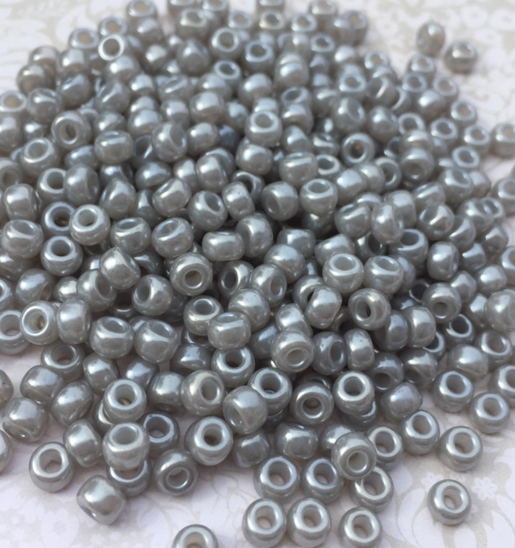 Silver Grey Ceylon 6-526 Miyuki 6/0 Round Japanese Seed Beads - 20 grams