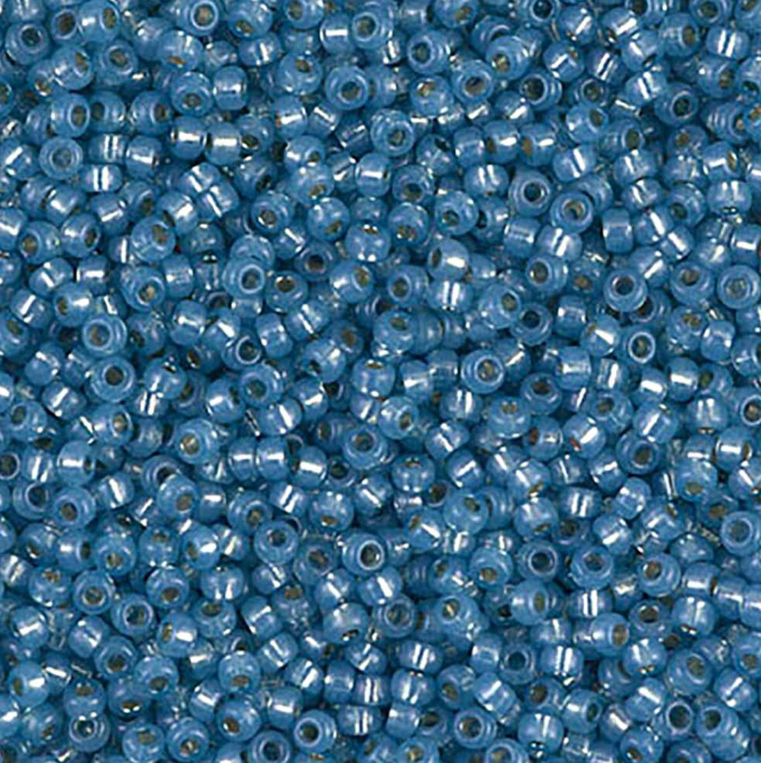 Silver Lined Aqua Duracoat 11-4242 Miyuki 11/0 Round Japanese Seed Beads 20 grams