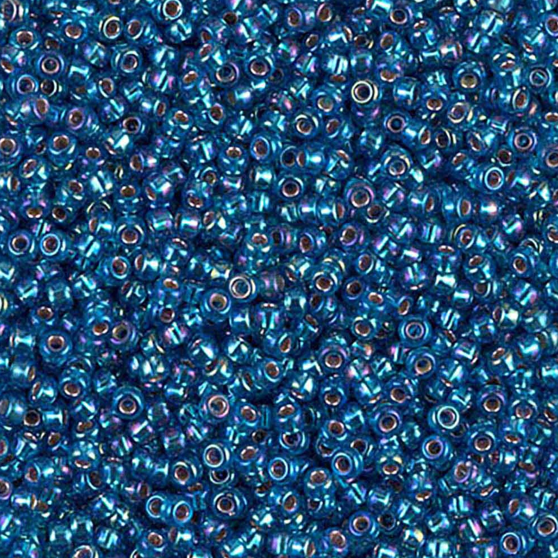 Silver Lined Capri Blue AB 11-1025 Miyuki 11/0 Round Japanese Seed Beads 20 grams