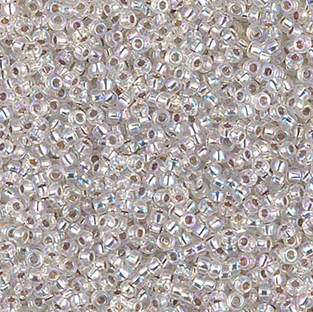 Silver Lined Crystal AB 11-1001 Miyuki 11/0 Round Japanese Seed Beads 20 grams