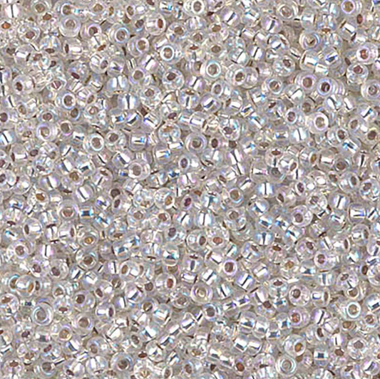 Silver Lined Crystal AB 11-1001 Miyuki 11/0 Round Japanese Seed Beads 20 grams