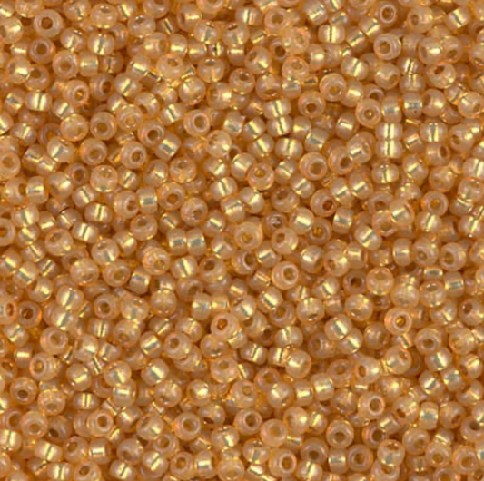 Silver Lined Golden Flax Duracoat 11-4231 Miyuki 11/0 Round Japanese Seed Beads 20 grams