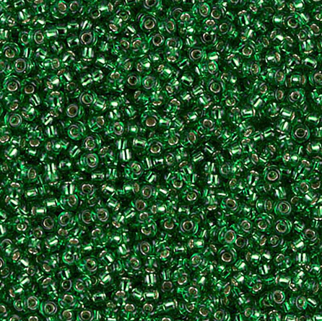 Silver Lined Green 11-0016 Miyuki 11/0 Round Japanese Seed Beads 20 grams
