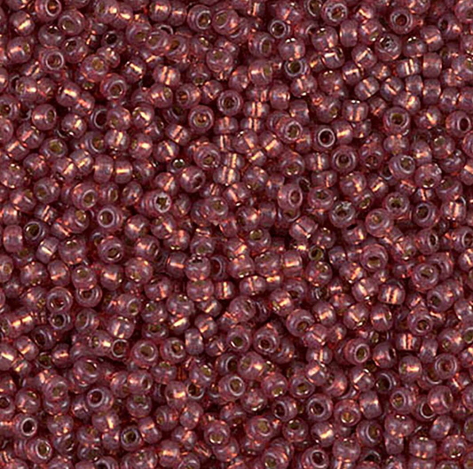 Silver Lined Nutmeg Duracoat 11-4245 Miyuki 11/0 Round Japanese Seed Beads 20 grams