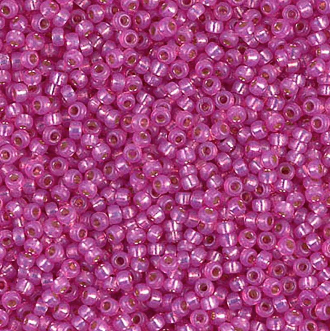 Silver Lined Paris Pink 11-4238 Miyuki 11/0 Round Japanese Seed Beads 20 grams