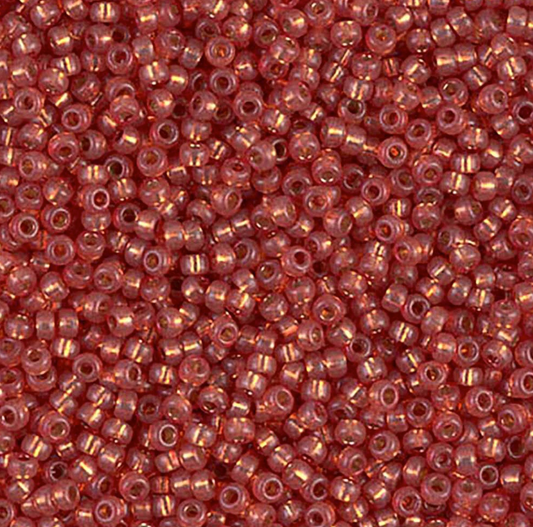 Silver Lined Persimmon Duracoat 11-4244 Miyuki 11/0 Round Japanese Seed Beads 20 grams