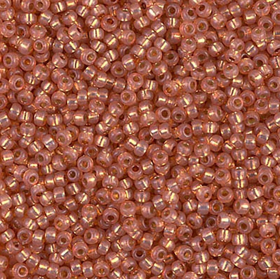 Silver Lined Rose Gold Duracoat 11-4233 Miyuki 11/0 Round Japanese Seed Beads 20 grams