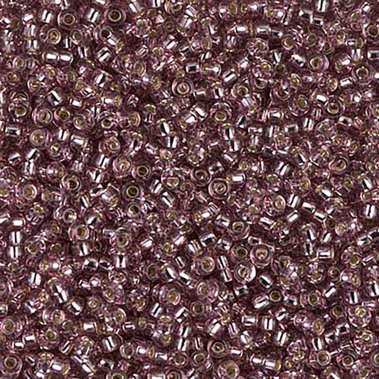 Silver Lined Smoky Amethyst 11-0012 Miyuki 11/0 Round Japanese Seed Beads 20 grams